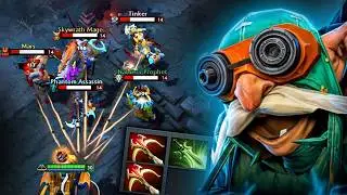 Insane Burst Damage Gyrocopter🔥🔥34Kills x2 Daedalus + Butterfly 1000GPM Carry | Dota 2