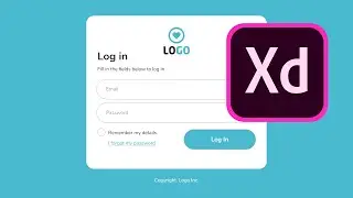 How to Create a Login Screen in Adobe XD &ndash; UI/UX Design Tutorial 🔒✨