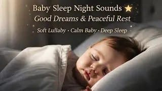 Baby Sleep Night Sounds 🌟 Good Dreams & Peaceful Rest