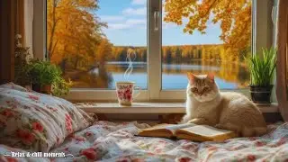 🍁Fall in Harmony | Bossa Nova for Cozy Days☕ | Pages & Peace🍂