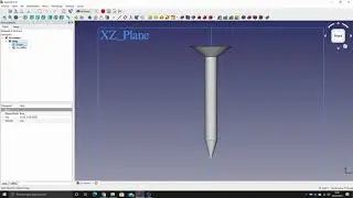 FreeCAD - Creando un tirafondos en el modo Part Design