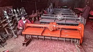 Heavy Tractor Rotavator Manufacturing - The Rotary Tiller Making Process