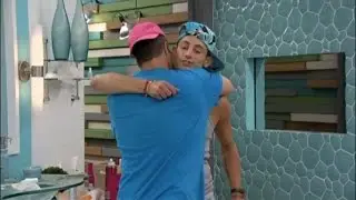 7/18 7:52pm - Frankie Hugs Zach and Tells Him He is Going to Nap, Zach Asks Where