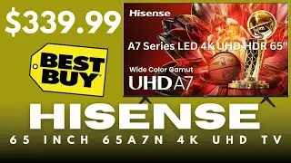 Hisense 65 INCH A7 Series 4K Smart Google TV | 65A7N | Best 4K Tv Under $400 | Hisense 65 INCH TV