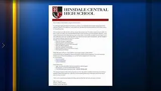 Hinsdale Central High School student dies, officials say