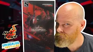 Распаковка бронированной фигурки Дэдпула Marvel от Hot Toys | Распечатано и показано
