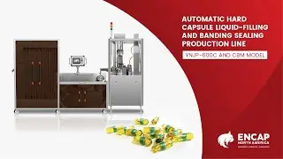 Automatic Capsule Liquid Filling Machine with Capsule Banding | YNJP & CBM 600 | Liquid Capsule Seal