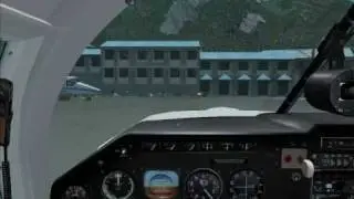 FSX HD LUKLA NEPAL  2009 (LUA) Tribute Yeti Airlines - Flight 103 - 9N-AFE
