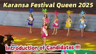 Karansa Festival Queen 2025 INTRODUCTION OF CANDIDATES @ Danao City Cebu | Dance Queen