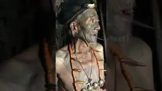 Aggressive Headhunter of konyak Nagaland India 🇮🇳 #vlog #shorts #naga #wancho
