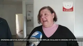 EMERGENZA ABITATIVA, AUMENTANO LE DOMANDE DI CASE POPOLARI: 30 ALLOGGI IN CONSEGNA | 07/10/2024