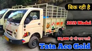 55,000 से भी कम चली Tata Ace Gold 2019 Model Second Hand Commercial Vehicle
