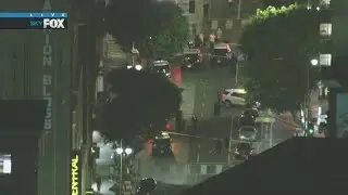 At least three people shot in downtown LA; Gunman on the run