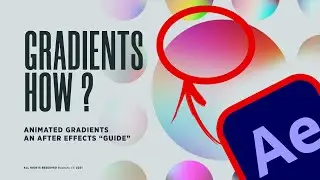 Animated Gradients in After Effects ( HOW I DO THEM ? ) 🤔