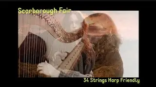 Scarborough Fair  - Débutant & 34 Cordes | Apprendre La Harpe Celtique