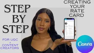 HOW TO CREATE YOUR RATE CARD FOR UGC AND CONTENT CREATORS #ratecard #ugccreator