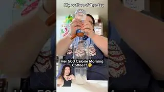 Her 500 Calorie Morning Coffee?!☕️ 🤯 (Fat Loss Coach Reacts) #fitness