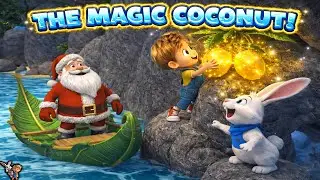 Milo & Tino with Santa: The Wild River Quest for Magic Coconut Milk! 🌊🥥