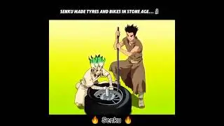 Senku Made Tyres And Bikes In Stone Age 🔥 || Dr. Stone Science Future S4 #drstone #senku #edit 🔥🔥