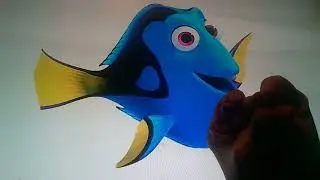 Horacio the handsnake - Dory the Blue Tang Fish