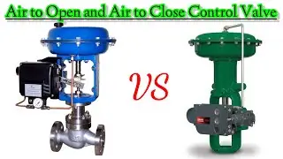 Air to Open & Air to Close Control Valves Working Principle. Different between Air to open & Close?