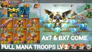 Ax7 & BX7 ( EMPEROR GUILD) CAME FOR MY RALLY TRAP..MINI TRAP ALSO ACTION..LORDS MOBILE