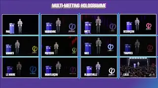 Multi-meeting hologramme de Jean-Luc Mélenchon - #MelenchonHologrammes