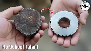 This Afghan Rookie Turns Rusted Metal Into Precision Gear!