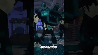 LA DIMENSI&Oacute;N DEL WARDEN! 😱⛏️ #shorts