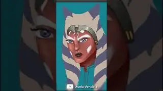 Ahsoka Tano Painting Timelapse