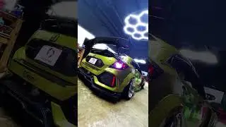 RGB Digital Tail Lights for Honda Civic Hatch | Tested by Influencer! 🔥 #shorts  #prismbeamlighting
