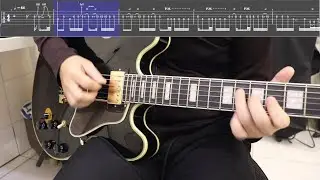 跳樓機 en 電吉他solo 間奏示範附譜 epiphone lucille