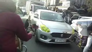 #Chandni chauk mein fansa #bikeridermeinvilrl  kaise nikala 