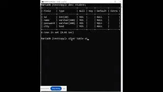 How to DELETE COLUMN in table in SQL   SQL ALTER COMMAND #coading #mysql #mysqlserver #sql