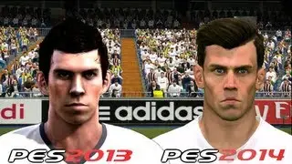 PES 2013 v PES 2014 Faces Comparison [HD] Part 2