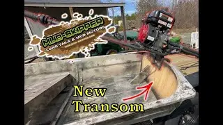 MOTOR is ON! | Jon Boat Transom Repair | 