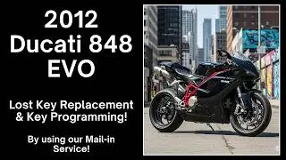 Ducati Motorcycle: 2012 Ducati 848 EVO - Lost Key Replacement Services!