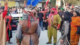موكب أهالي ناحية شيخ سعد في بغداد الجديده