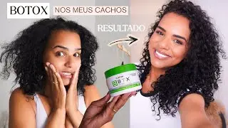 Usei botox capilar pra soltar os cachos e diminuir o encolhimento e olha no que deu&hellip; Cachos Ralo