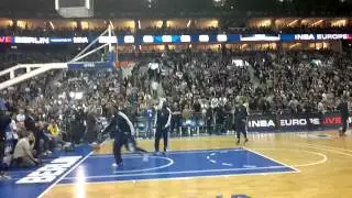 Dunks Shooting Warm Up Dallas Mavericks NBA Europe Live Tour October 6 2012 Berlin