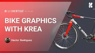 Bicycle Graphics Design Workflow with Krea AI