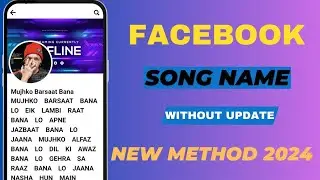 How To Create Song Name Facebook Account | 2024  Without Update Name New Method 2024