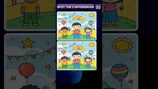 Spot the 3 Differences Hard Short Puzzle #1965