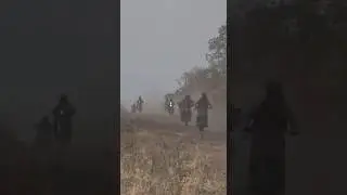 #Russian Army motorcycle brigade somewhere at the frontlines