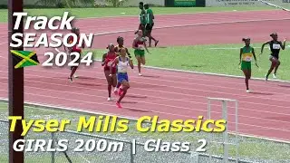 Shanoya Douglas | Muschett High | Girls 200 Meter Dash CLASS 2 | Tyser Mills Classics 2023