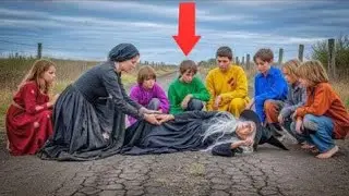 Viuda con 7 Hijos Ayuda a una Bruja Herida en la Carretera — Hasta que lo Imposible Ocurre