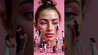 Pink eyeshadow | Makeup | Viral video | Glam app | UGC creator
