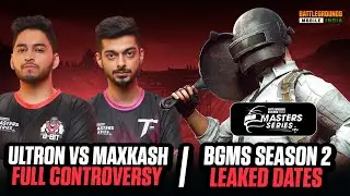 Team Soul stream Sniped by INS? | Maxkash vs Ultron | BGMS S2?