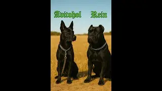 Mega Fun! 🐶 #blackgermanshepherd  & #canecorso  Rein &ndash; Best Friends at the Field
