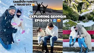 🥶 Travel to GEORGIA in WINTERS  | Best anniversary SURPRISE TRIP  | SIMRA VLOGS ❤️ | EPI. 1